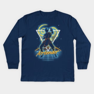 Retro Airbender Kids Long Sleeve T-Shirt